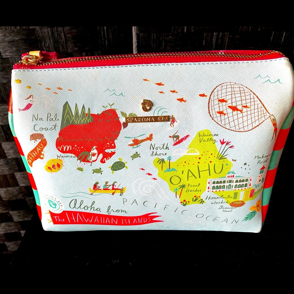 Spartina cosmetic bags. Set. (All). SOLD